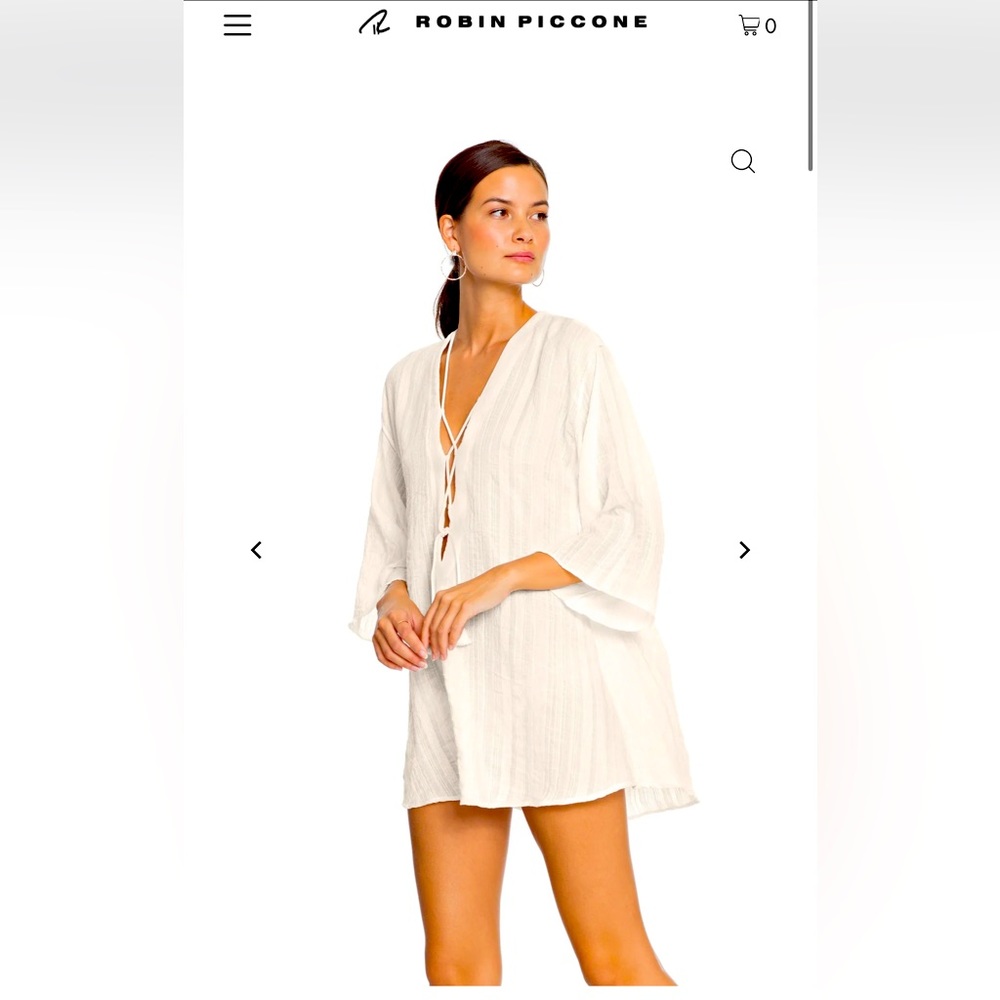 Robin Pacone Michelle Tunic  in Ecru (Large)